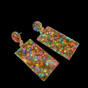 Star Dangle Earrings